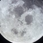 La pleine lune photographiée depuis le vaisseau Apollo 11 en 1969